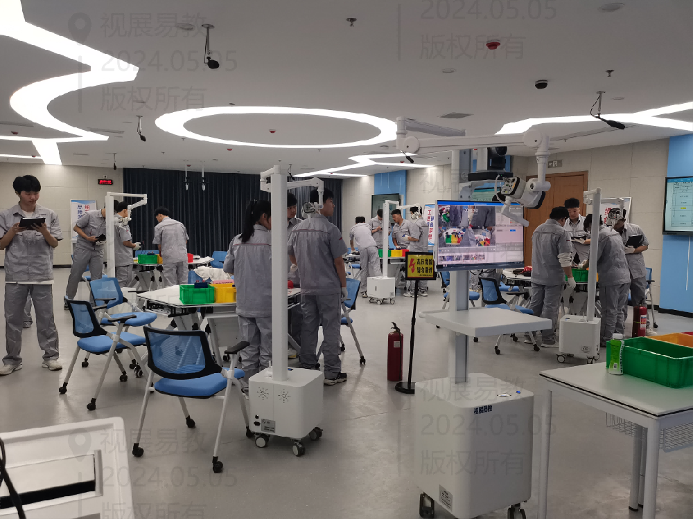 湖北工业职业技术学院使用视展可视化实训示教系统1+N应用场景